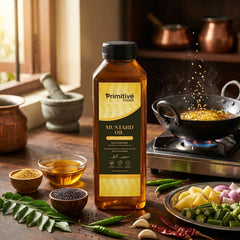 Organic Mustard Oil ColdPressed (100% Purity Guarantee) [سرسوں کا تیل]