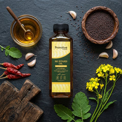 Organic Mustard Oil ColdPressed (100% Purity Guarantee) [سرسوں کا تیل]