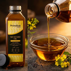 Organic Mustard Oil ColdPressed (100% Purity Guarantee) [سرسوں کا تیل]
