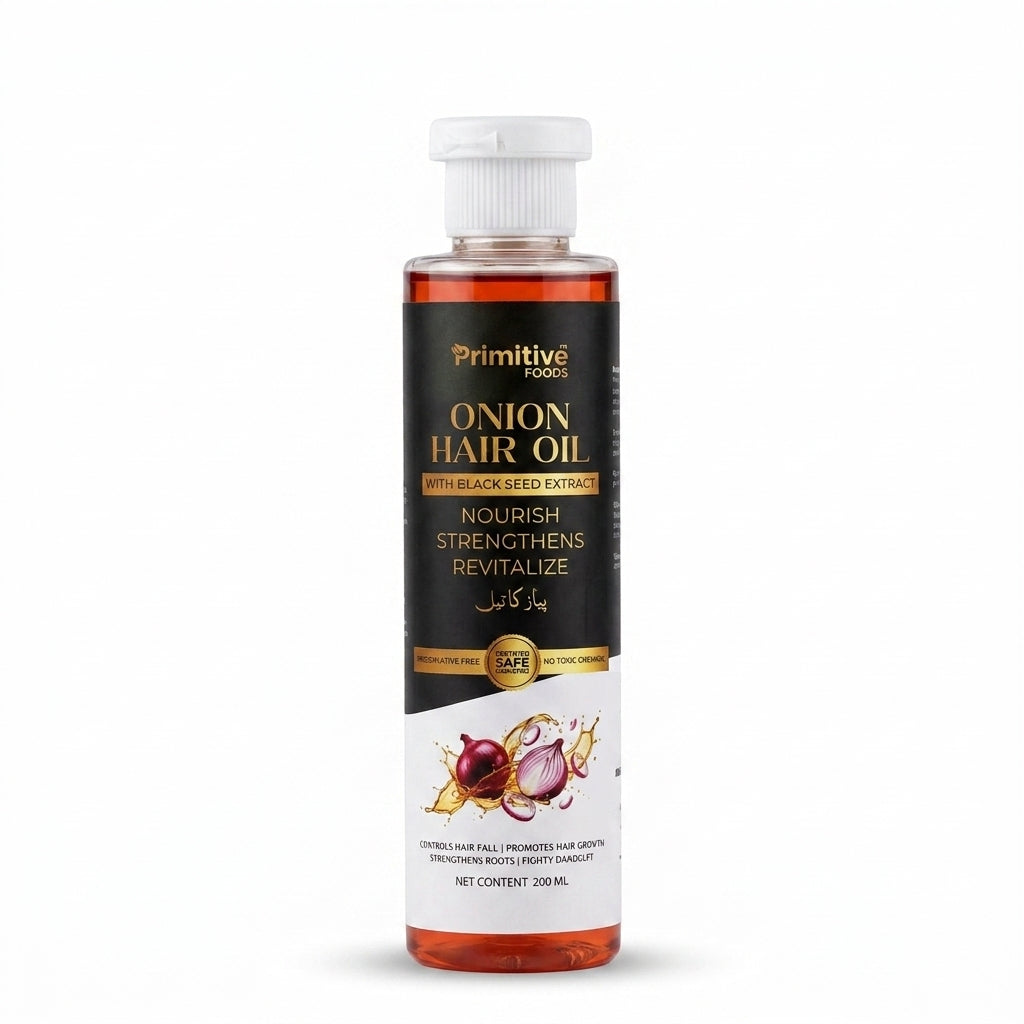 Red Onion Oil / Reduces Hair Fall & Accelerates Hair Regrowth